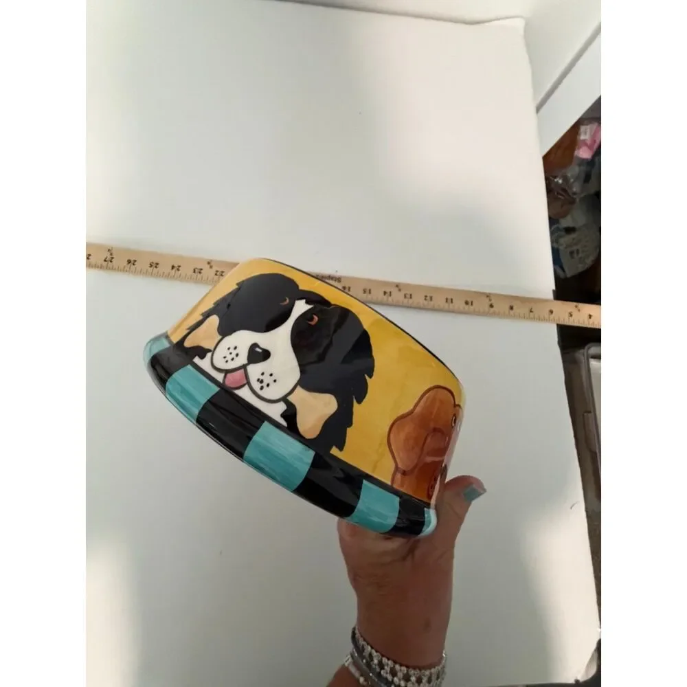 2001 Dogzilla dog bowl by candice reiter